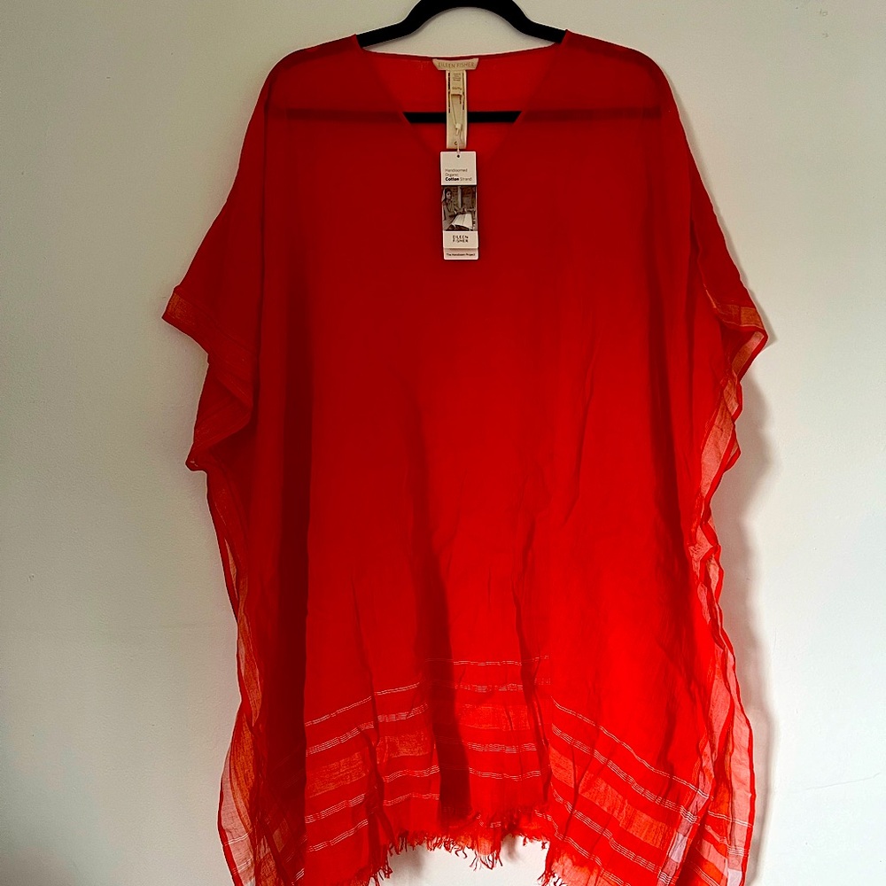 Eileen fisher caftan cover up NWT